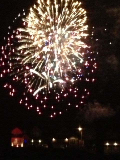 Fireworks in Uxbridge